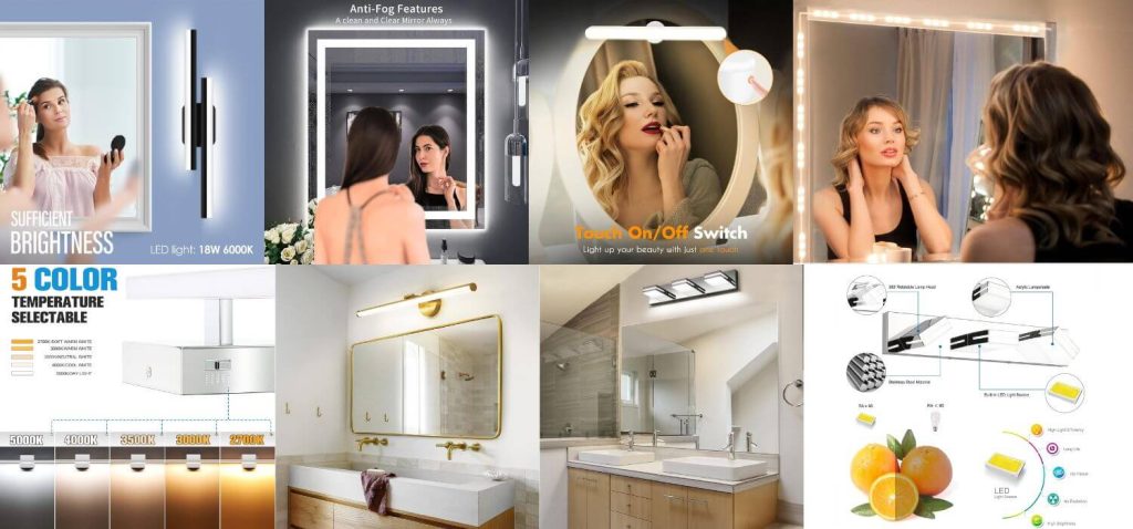 best led light for bathroom mirror