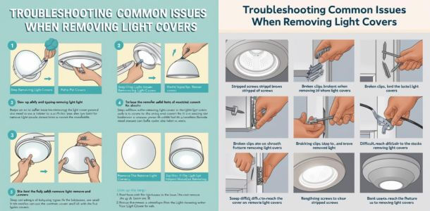 how to remove ceiling fan light cover